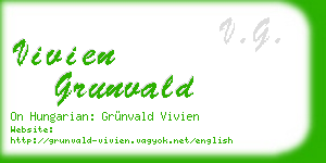 vivien grunvald business card