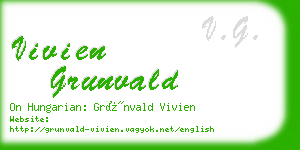 vivien grunvald business card